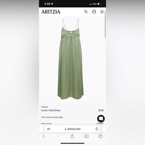 XS 	Wilfred
LOVER MIDI DRESS